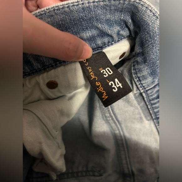 Men’s Nudies Grim Tim Slim Straight Jeans - Picture 9 of 11